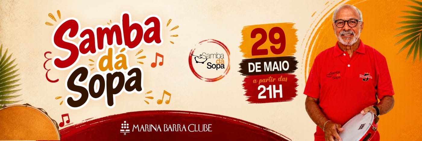 SAMBA DÁ SOPA - MAIO 2026 site destaque